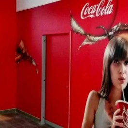 Ściana reklamowa – Coca Cola i Coca Cola Zero dla Multikino