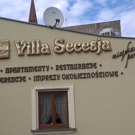 Villa Secesja – reklama 3d led